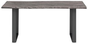 furniture-nabytek.cz - Masívny jedálenský stôl Bullwer z akácie, lakovaný, šedý – 230×100 cm