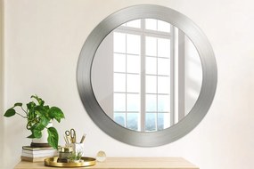 Okrúhle ozdobné zrkadlo Lesklá oceľ fi 70 cm