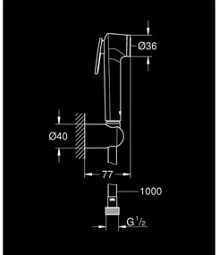 GROHE 26352000 - Ručná sprcha TEMPESTA-F TRIGGER SPRAY 30 36 mm lesklý chróm