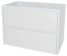 Mereo, Mereo Opto, kúpeľňová skrinka 81 cm, Multidecor, Biela Arctic, MER-CN991SBIAA
