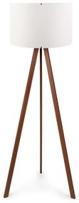 Stojacia lampa AYD 1xE27/60W/230V biela/hnedá
