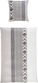XXXLutz POSTEĽNÁ BIELIZEŇ, makosatén, grafitová, béžová, 155/220 cm Joop! - Online Only bytové doplnky - 004977061201