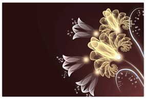 Obraz - Žiarivé kvety (90x60 cm)