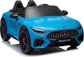LEAN CARS Mercedes AMG SL63 modro lakovaný batériový automobil