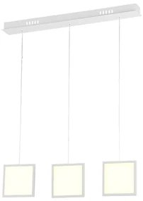 Závesné LED svietidlo Dixon, 3x LED 21w, 4000k, ch