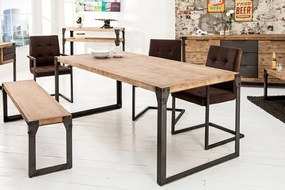 Moderný jedálenský stôl z masívu Factory Akácia 200cm