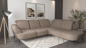 XXXLutz ROHOVÁ SEDAČKA, textil, cappuccino Sit & More - Sedačky - 00014401322V
