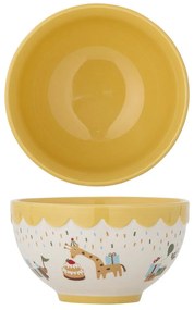 Žltá/krémová detská miska z kameniny ø 13,5 cm Celebrate – Bloomingville Mini