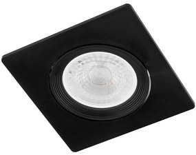 Podhľadové svietidlo GU10 Ventus štvorcové čierne