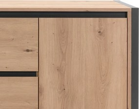 Komoda so zásuvkami Denver, dub artisan/antracit