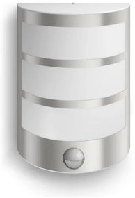 Philips - LED Vonkajšie nástenné svietidlo so senzorom PYTHON LED/3,8W/230V IP44