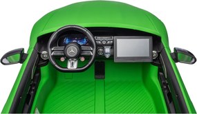 LEAN CARS Elektrické autíčko Mercedes GT63 AMG DK-GT63 24V tichý motor matné zelené