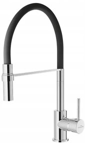 Invena Chameleon, stojanková drezová batéria, čierna-chrómová, BZ-29-L04-C