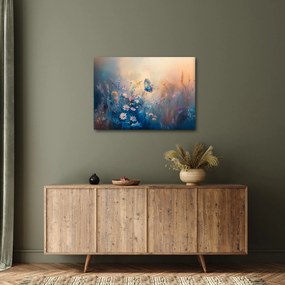 Obraz - Lúka s motýľom (70x50 cm)