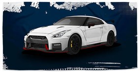 Sablio Uterák Nissan GTR 35 Modrý - 30x50 cm