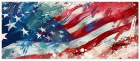 Obraz - Vlajka USA (120x50 cm)