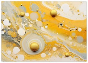Obraz - Abstraktné pozadia so zlatým dekorom (70x50 cm)