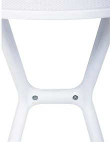 Autronic BONTEC Jedálenský stôl 65x65cm, plast, biela, DT-X7007 WT Farba: Biela