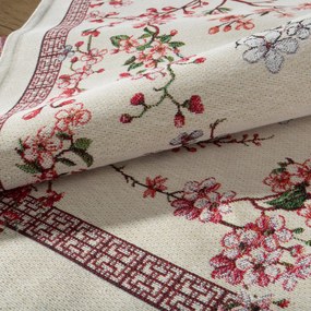 GOBELÍNOVÝ OBRUS THAI 100X100 CM VZOROVANÝ