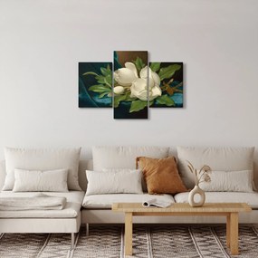 Obraz - Martin Johnson Heade, Giant Magnolias on a Blue Velvet Cloth, reprodukcia (90x60 cm)
