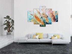 Obraz - Pšenica, abstrakcia (150x105 cm)