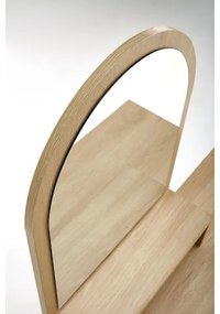 Toaletný stolík CARMEN 136x104 cm béžová/čierna