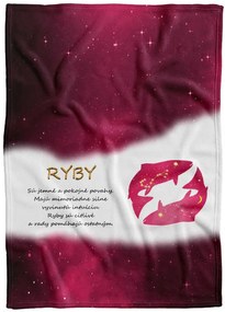 Deka Znamenie Ryby  (21.1. - 20.3.) - červená (Podšitie baránkom: NE)