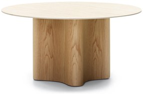 Konferenční stolek Alesund 90 cm travertin/dub přírodní