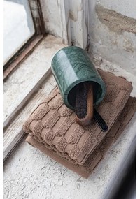 Tmavozelený mramorový téglik na zubné kefky Marble – Mette Ditmer Denmark