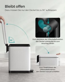 Odpadkový kôš 10L LTB562W01