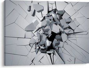Obraz abstrakcie 3D (70x50 cm)