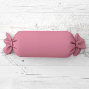 Biante Vankúš valec bonbon Rongo RG-027 Ružový 15x40 cm