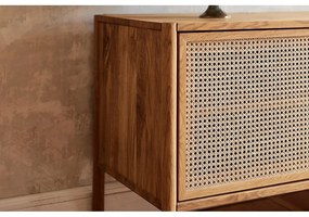 Nízka komoda z dubového dreva 97x69 cm Pola - The Beds