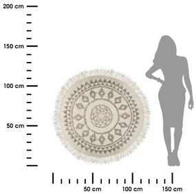 ATMOSPHERA Koberec Etnik, (fi) 120 cm, béžová