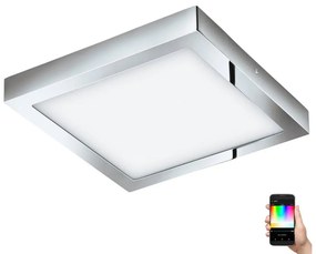 Eglo Eglo 33668-LED RGBW Stmievateľné kúpeľňové svietidlo FUEVA-C 21W/230V 30x30cm EG33668