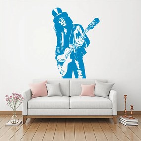 Veselá Stena Samolepka Slash Farba: modrá, Veľkosť: 60 x 87 cm