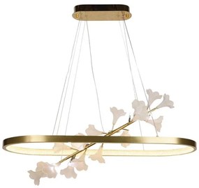 LED Stmievateľný luster na lanku LED/55W/230V 3000-6500K + diaľkové ovládanie