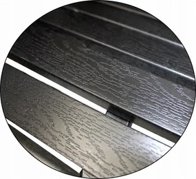 Garden Line ZÁHRADNÁ LAVICA 125 x 60 x 80 TMAVÁ *5842