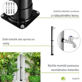InternetovaZahrada Záhradná solárna sprcha Victoria 40 L