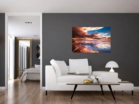 Obraz - Večerná pláž (90x60 cm)