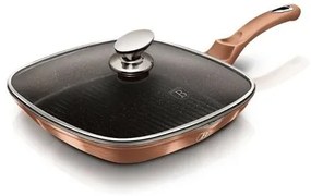Berlinger Haus Grilovacia panvica s pokrievkou Rosegold Metallic Line, 28 cm