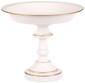 BONTEC Misa kovová - na stojane, 26 cm, aranžovacia, biela Farba: Biela