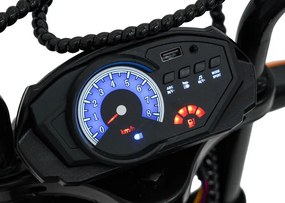 Elektrická motorka SUPERMOTO červená