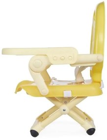 Chicco - Detský prenosný podsedák na stoličku POCKET SNACK žltá