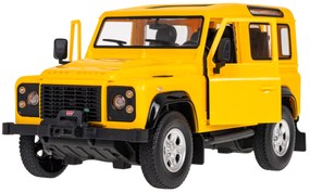 Autíčko R/C Land Rover Defender 1:14 RASTAR - žlté
