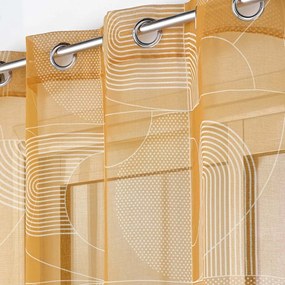 Žltá voálová záclona 140x280 cm Esquisse – douceur d'intérieur