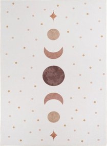 Krémovobiely prateľný detský koberec 140x200 cm Coco 1136 – Ayyildiz Carpets