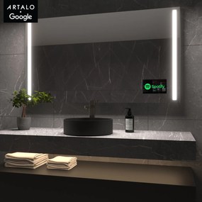 SMART Zrkadlo do kúpeľne s LED osvetlením M4 premium + SmartScreen with Google Chromecast