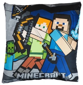 Jerry Fabrics Detský vankúšik s potlačou - Minecraft | 40 x 40 cm