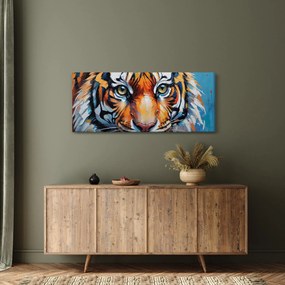 Obraz - Pohľad tigra, maľba (120x50 cm)